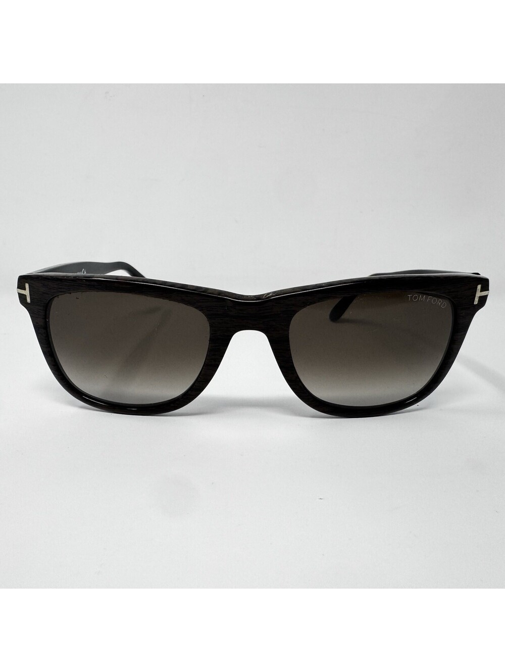 Tom Ford Leo TF336 05K Sunglasses Black Brown Gradient 52-21-145